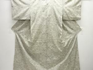 草花模様織り出し本場大島紬着物(5マルキ)